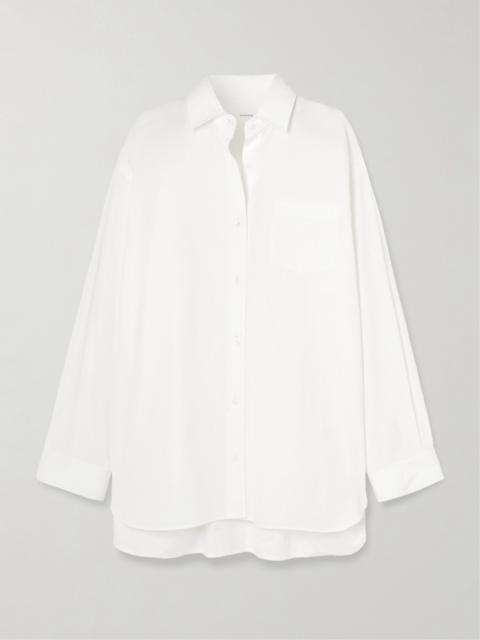 AGOLDE + Maria Mcmanus Oversized Organic Cotton-poplin Shirt