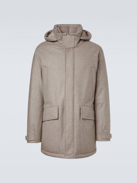 ZEGNA Technical wool down jacket
