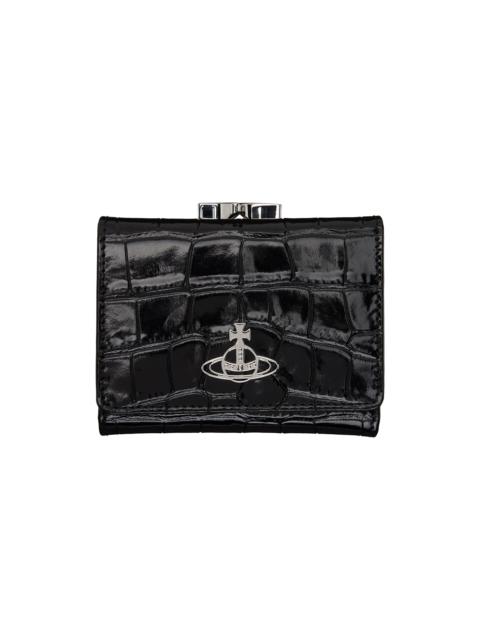 Black Small Frame Wallet