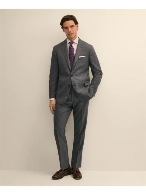 Brooks Brothers Classic Fit Wool Overcheck 1818 Suit