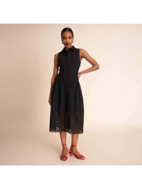 M.M.LaFleur Theodora Aperitivo Dress - Circular Eyelet