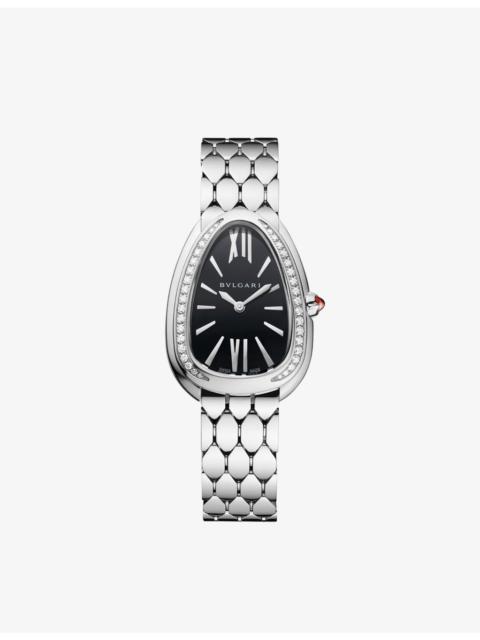 BVLGARI Serpenti Seduttori stainless-steel quartz watch