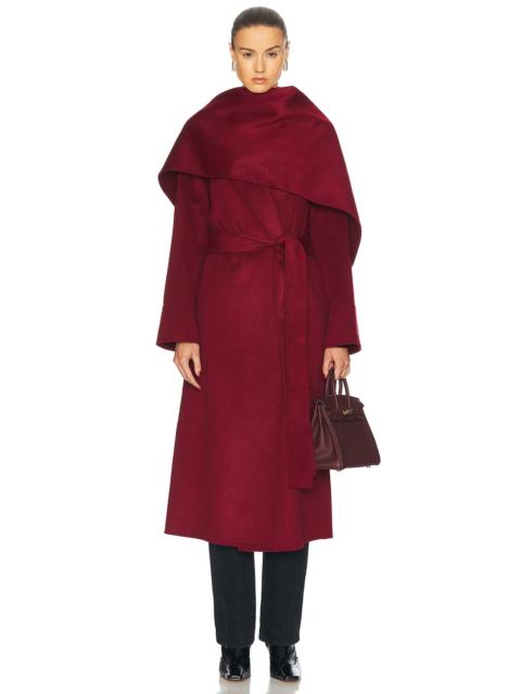 NICHOLAS Candice Scarf Double Wool Long Coat