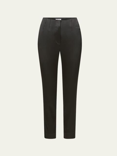 VERONICA BEARD Stila Slim Satin Pants