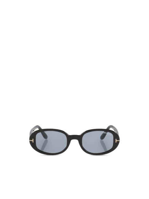 TOM FORD Iggy oval-frame sunglasses