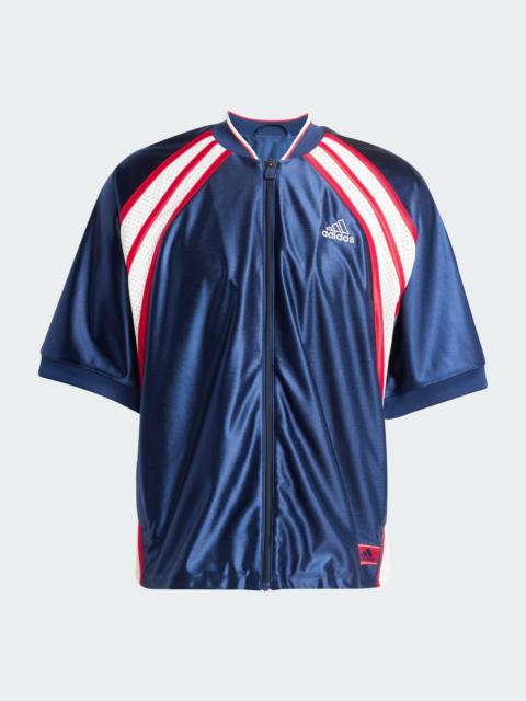 ◆adidas◆ ADILENIUM 3 TEAM JERSEY RED KB0307 adidas Adilenium Season 3 Team Jersey 'Red Purple' KB0307