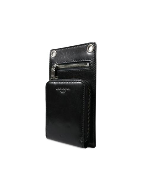 Dolce & Gabbana eyelet-detail leather wallet