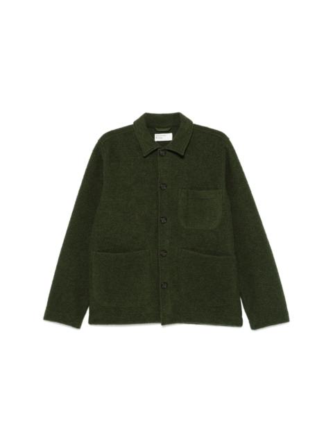 wool fleece shirt jacket