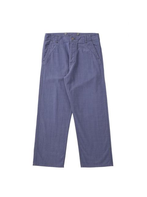 visvim GESSO PANTS DMGD NAVY