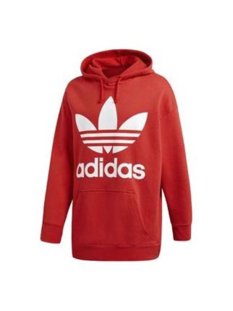 adidas originals Tref Over Hood Printing Logo Red DH5769