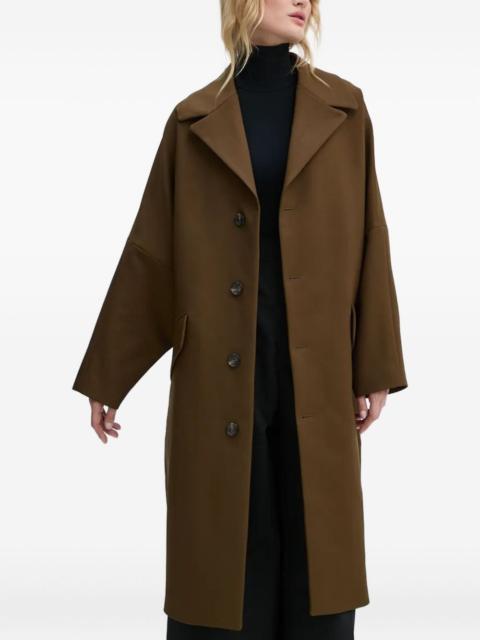 MM6 Maison Margiela button-fastening wide-sleeve coat