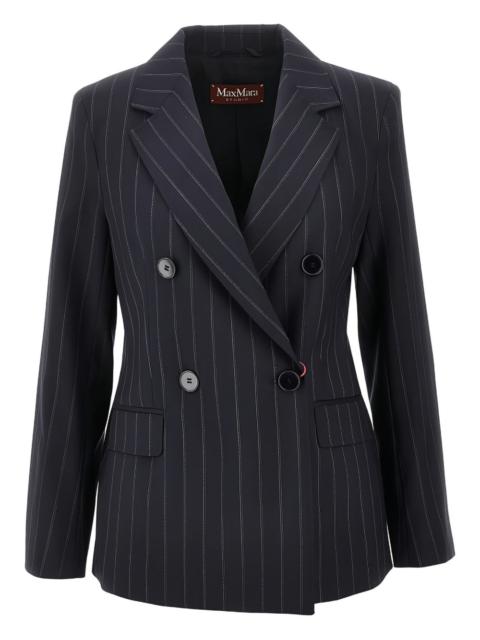 Max Mara pinstripe double-breasted blazer