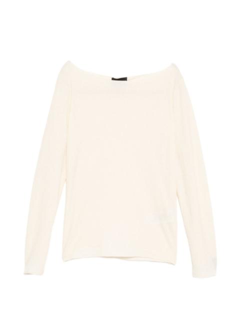 EMPORIO ARMANI Textured knit top