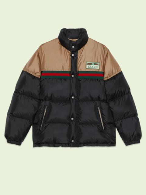 GUCCI Nylon satin padded jacket