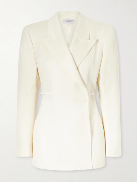 GABRIELA HEARST Epona Belted Linen Blazer