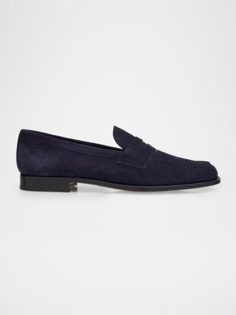 Heswall Suede Penny Loafers