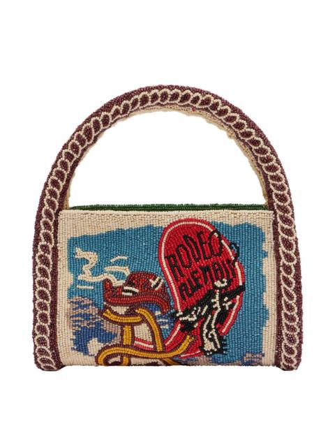 ALÉMAIS Ace Beaded Barrel Bag