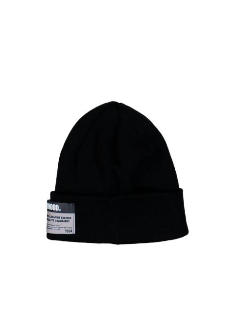 NEIGHBORHOOD logo-patch beanie hat