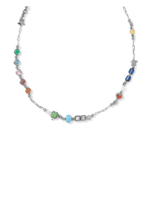 KENDRA SCOTT Lacey Silver Strand Necklace