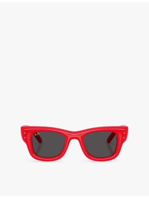 Ray-Ban RB4940 Wayfarer Puffer Square-Frame Nylon Sunglasses