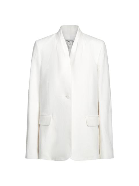 TWP Women's New Linen Single-Breasted Dinner Jacket - Ivoire