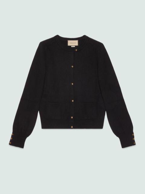 GUCCI Wool mohair cashmere cardigan