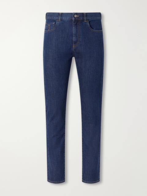 Canali Slim-Fit Straight-Leg Jeans