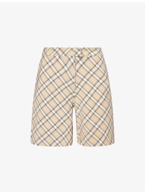 Zimmermann MATCHMAKER CHECK DANCE SHORT | REVERSIBLE