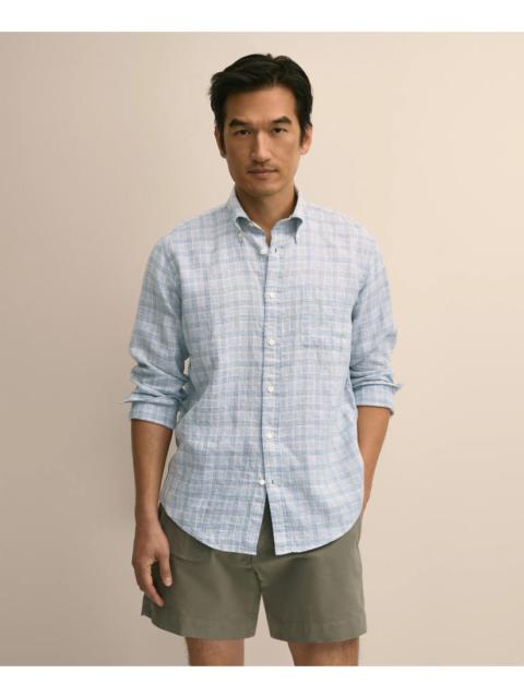 Brooks Brothers Irish Linen Sport Shirt