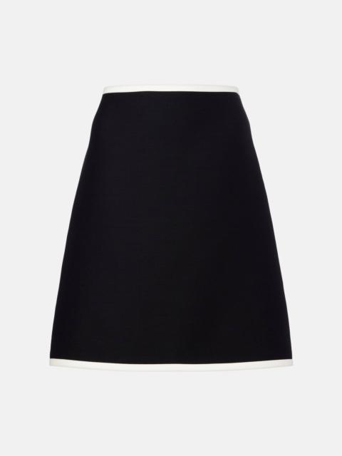 Valentino Crepe Couture miniskirt