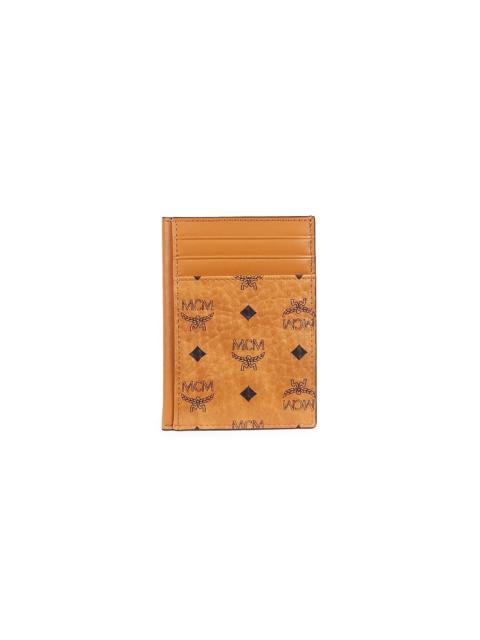 MCM logo print card wallet