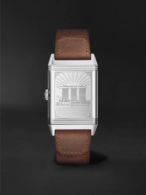 Jaeger-LeCoultre Reverso Classic Large Small Seconds Singapore Hand-Wound Stainless Steel Watch, Ref. Q385852G Silver