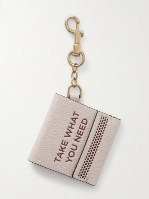 Anya Hindmarch Match Book Leather And Gold-tone Keychain
