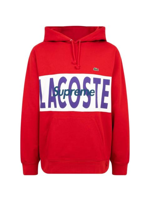 Lacoste Logo Panel Hoodie