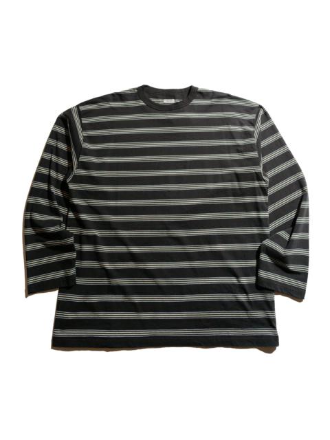 PHIGVEL MAKERS Co. Border Long Sleeve Top Graphite/Yellow