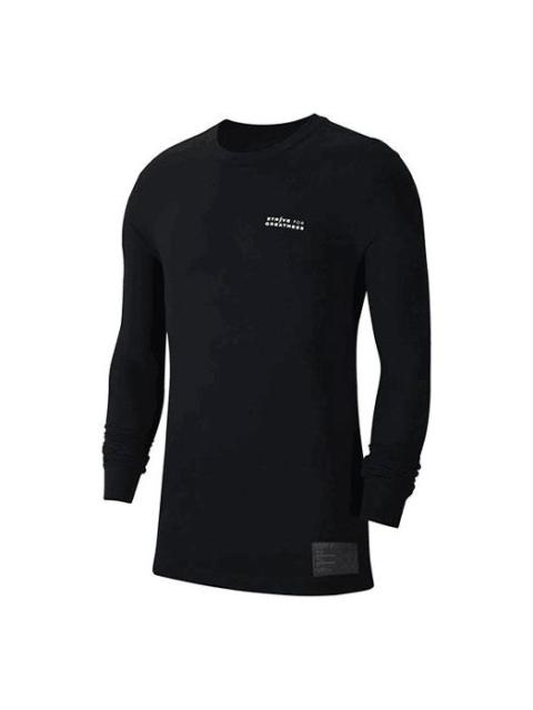 Nike Men's Nike Lebron Dri-FIT Round Neck Basketball Sports Long Sleeves T-Shirt CV2080-010