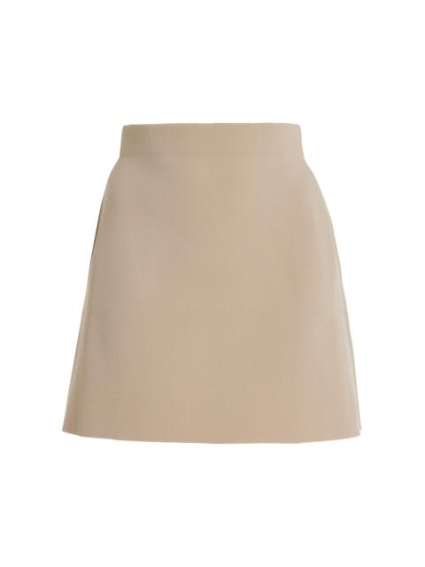 Denisse Knit Mini Skirt neutral
