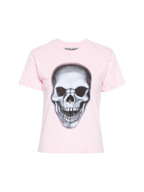 skull-print organic cotton T-shirt