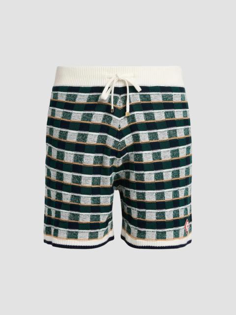 CASABLANCA Men's Mosaic Cotton Knit Shorts - Multi
