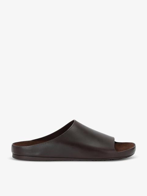 Loewe Lago slip-on leather sliders