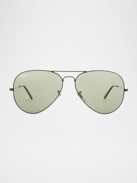 Ray-Ban Metal Aviator Sunglasses, 58MM