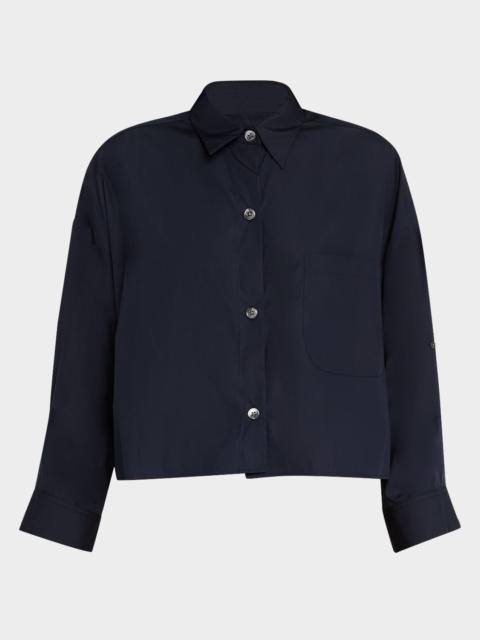 TWP Next Ex Cropped Shirt in Superfine Cotton