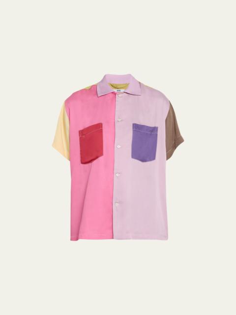 BODE Buckaround Colorblock Shirt