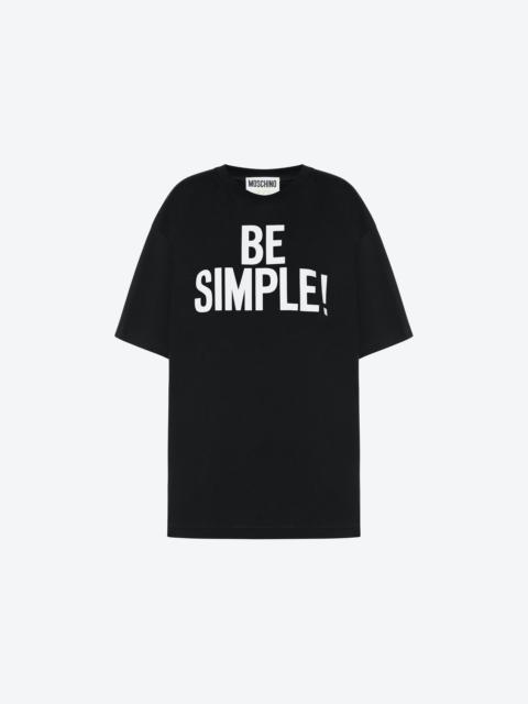 Moschino BE SIMPLE! JERSEY T-SHIRT