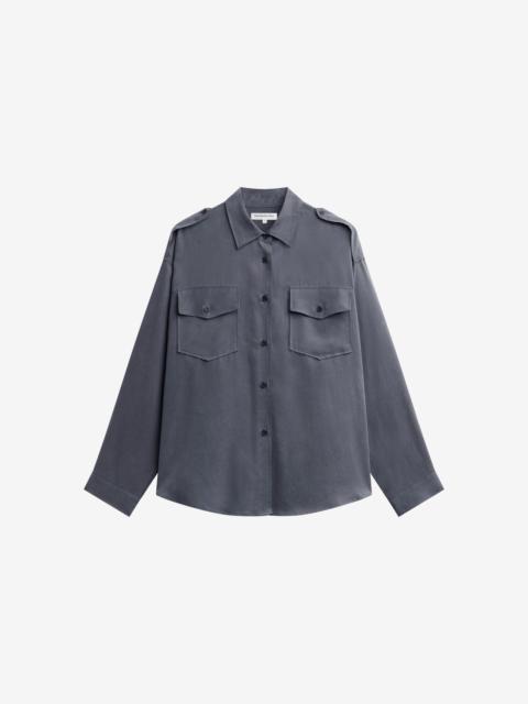 The Frankie Shop Balsta Cargo Shirt - Dark Grey