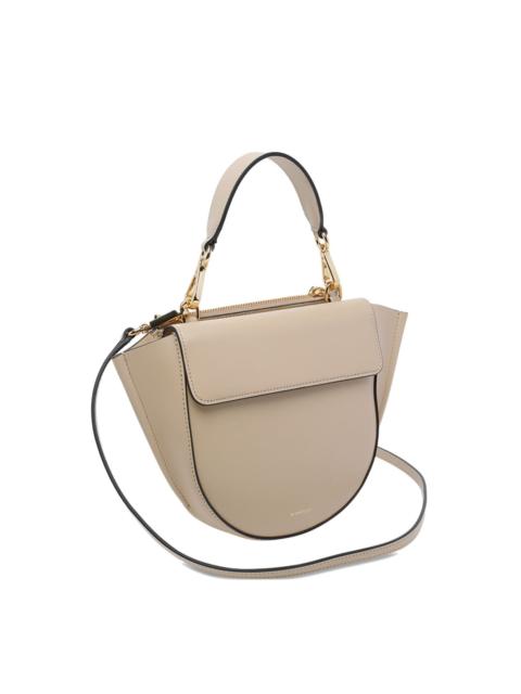 WANDLER mini Hortensia saddle tote bag