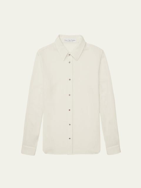 God’s True Cashmere Men's Cashmere Gauze Sport Shirt