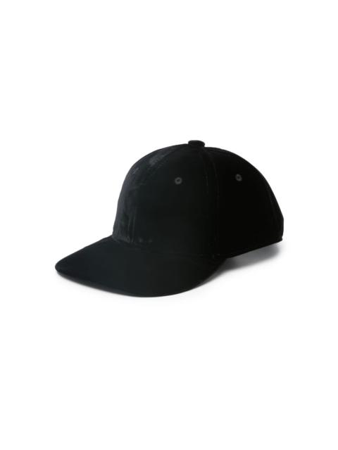 TOM FORD logo-print strap velvet baseball cap