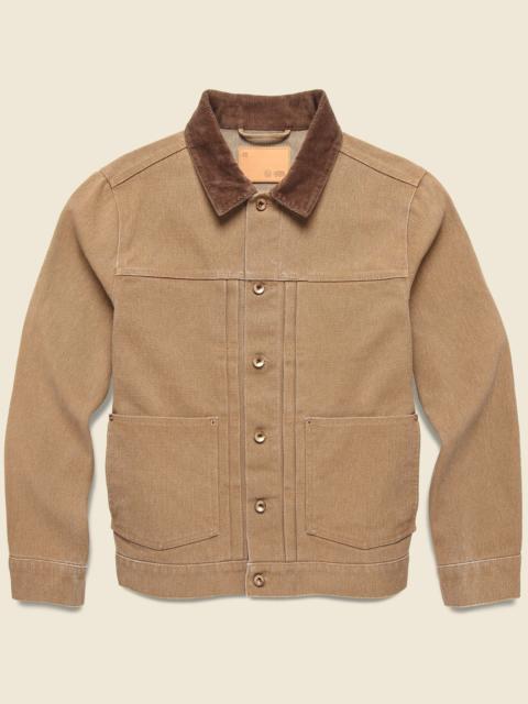 TAYLOR STITCH Ryder Jacket - Tobacco Chipped Canvas