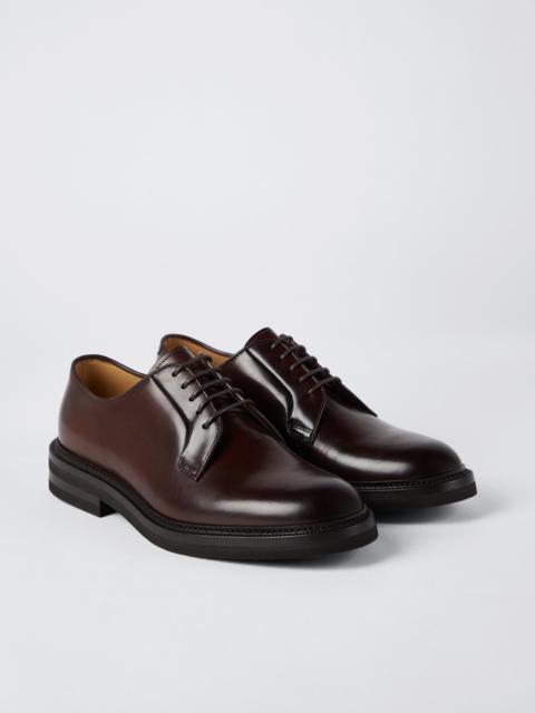 Brunello Cucinelli Aged calfskin Derbys